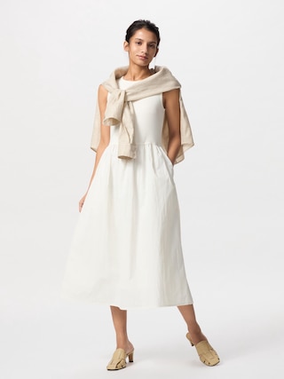 コンビネーションワンピース/ノースリーブ/丈短め