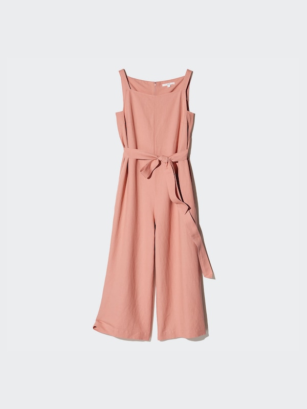 Bộ Jumpsuit Vải Linen Pha