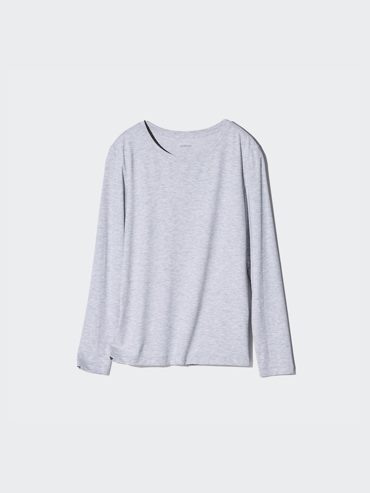 ユニクロ公式 | エアリズムUVカットクルーネックT長袖 