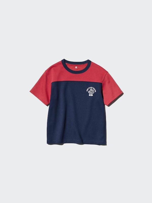 KIDS AIRism Cotton Graphic T-Shirt Crew Neck
