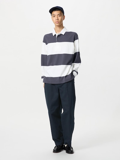 Oversized Rugger Polo Shirt (Stripe)