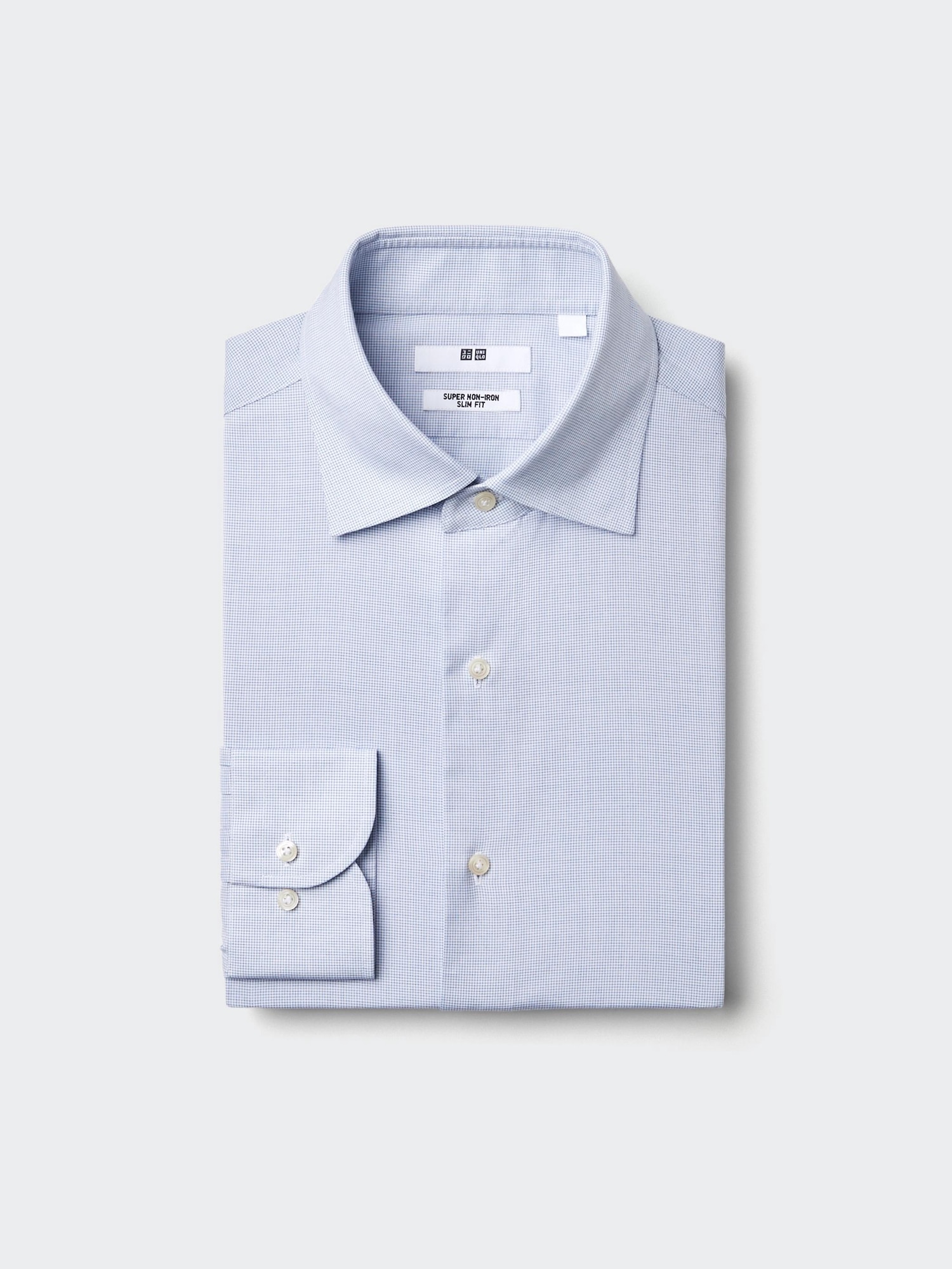 MEN'S SUPER NON IRON JERSEY SLIM FIT LONG SLEEVE SHIRT (STRIPED) | UNIQLO SG