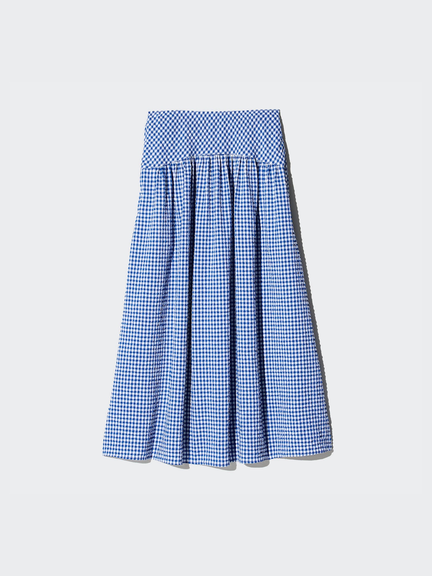 Women's Seersucker Volume Skirt | UNIQLO ID