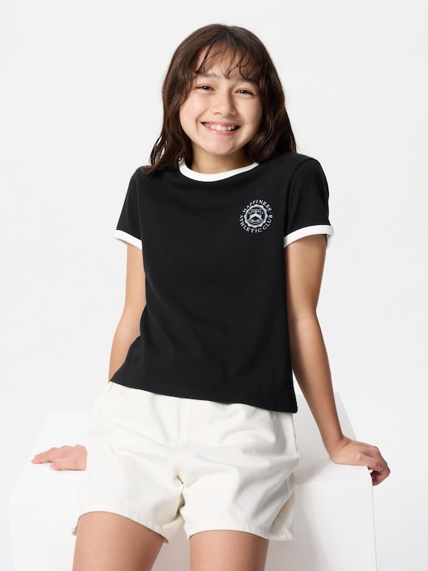 GIRLS ソフトリブミニTシャツ