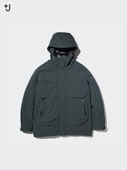 ハイブリッドダウンオーバーサイズパーカ