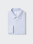 Áo Sơ Mi Không Cần Ủi Dáng Ôm | Vải Jersey | Kẻ Sọc