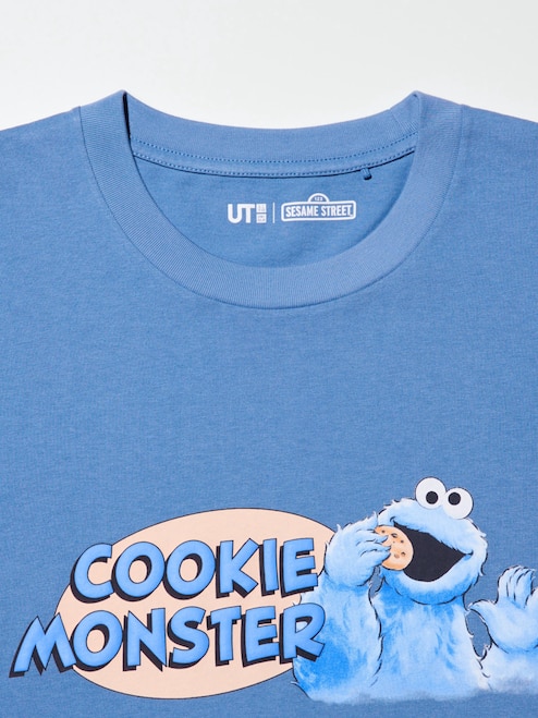 T-shirt Uniqlo Kaws Sesame Street – Homme Noir Taille M – Vintage – Occasion