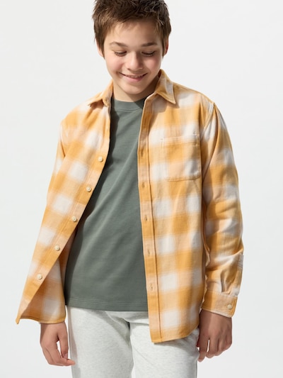 플란넬 체크 셔츠