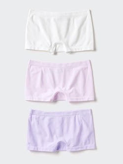 GIRLS AIRism Seamless Shorts | 3 Pairs