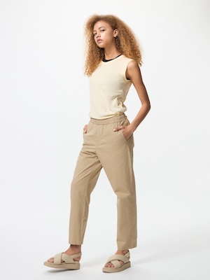 Cotton Relaxed Ankle Trousers (Longer)