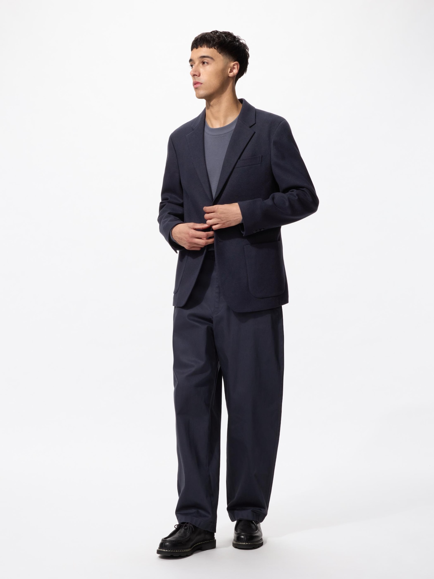 ユニクロ公式 | ブラッシュドジャージージャケット