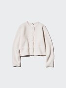 Áo Khoác Len Dáng Ngắn