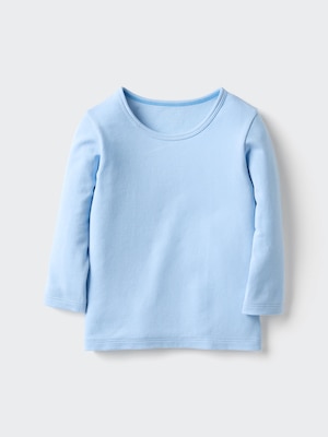 HEATTECH Cotton Crew Neck Long Sleeve T-Shirt