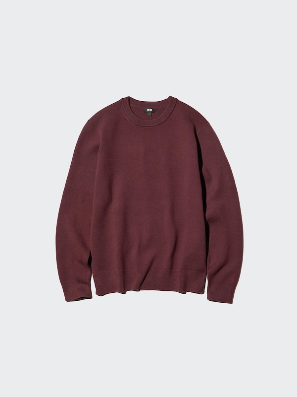 Washable Milano Ribbed Crew Neck Sweater