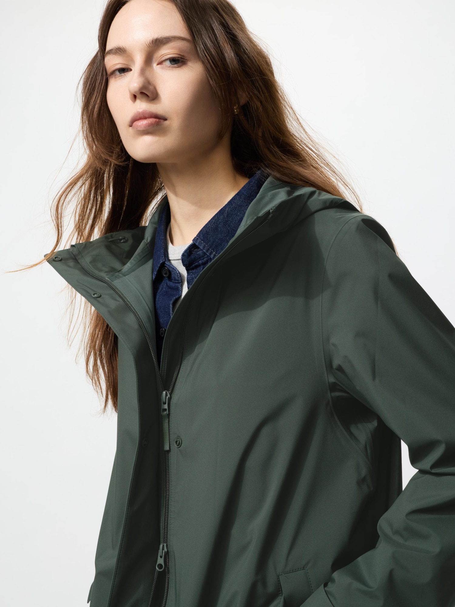 WOMEN ブロックテックコートリラックスフィット | UNIQLO UNIFORM