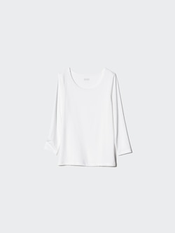 KIDS HEATTECH Scoop Neck T-Shirt | Long Sleeve