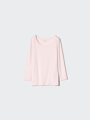 HEATTECH Scoop Neck T-Shirt | Long Sleeve