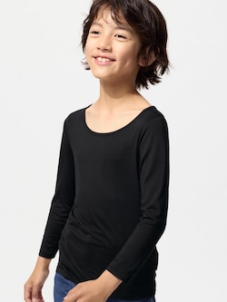 KIDS히트텍U넥T(긴팔)