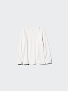 HEATTECH Extra Warm Cotton Áo Thun Giữ Nhiệt Cổ Tròn