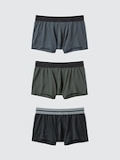 AIRism Quần Lót Boxer Briefs | 3 Chiếc | Kẻ Viền