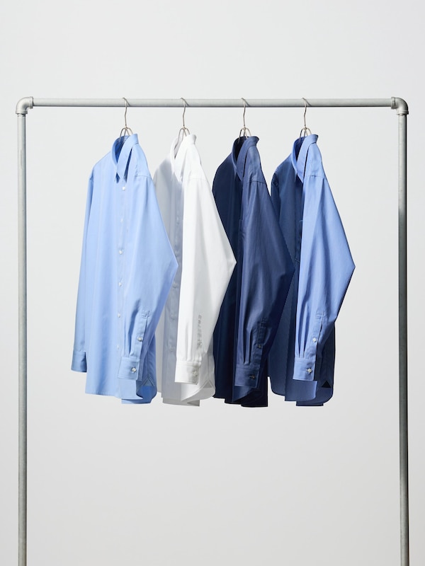 ブロードシャツ/ストライプ/レギュラーカラー