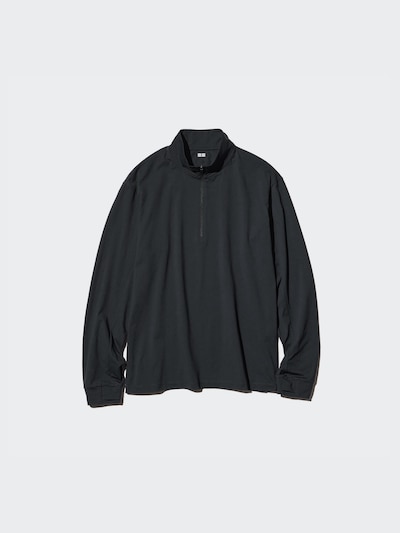 ドライEXUVカットハーフジップTシャツ