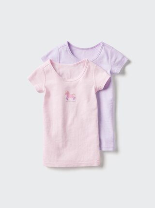 コットンフライスインナーT/2枚組