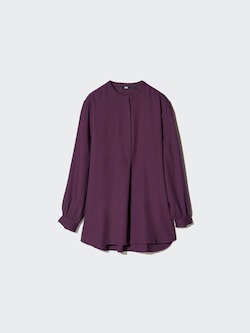 Rayon Band Collar Tunic
