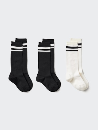 ハイソックス/3足組