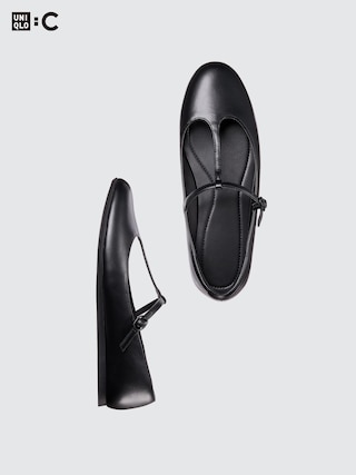 Tストラップバレエシューズ