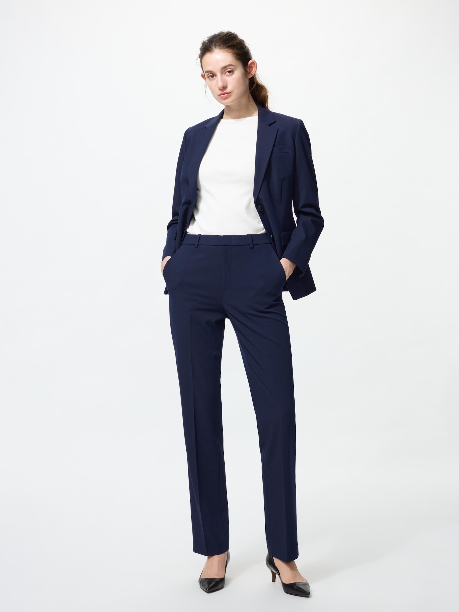 UNIQLO INES DE LA FRESSANGE パンツスーツセットアップ m82096799660_1.jpg?1729519309