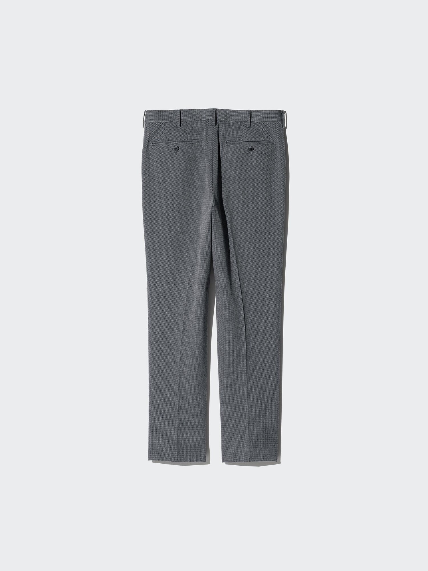 ユニクロ公式 | ウォームスマートパンツ/チドリ/丈短め