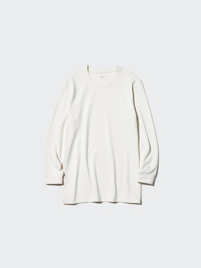 極暖ヒートテックコットンクルーネックT/9分袖 3