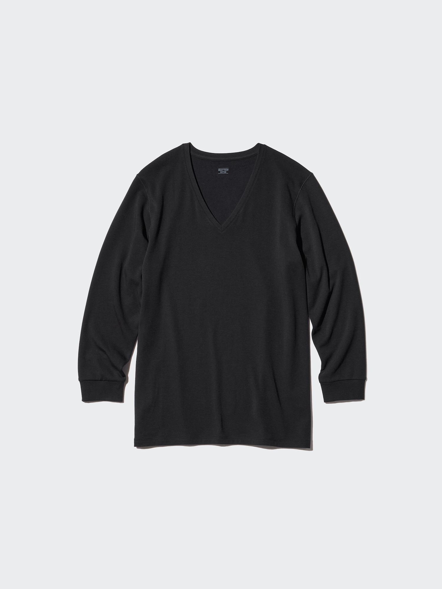 MEN 極暖ヒートテックコットンVネックT/9分袖 | UNIQLO UNIFORM