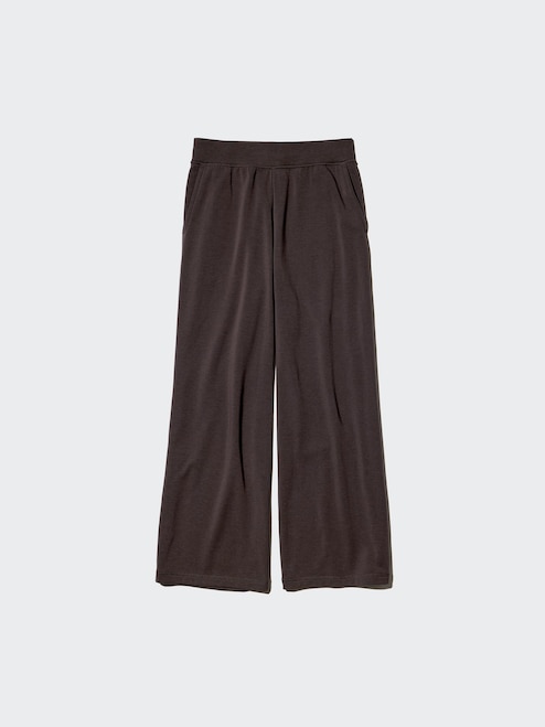 WOMEN'S WARM FLEECE STRAIGHT PANTS UNIQLO IN