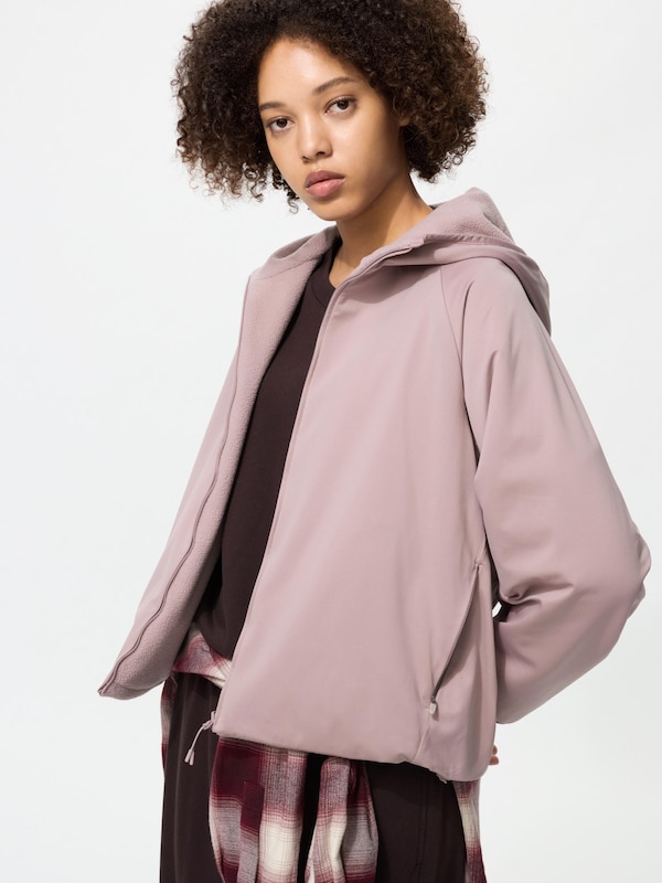 ウインドプルーフフリース リバーシブル フルジップパーカ