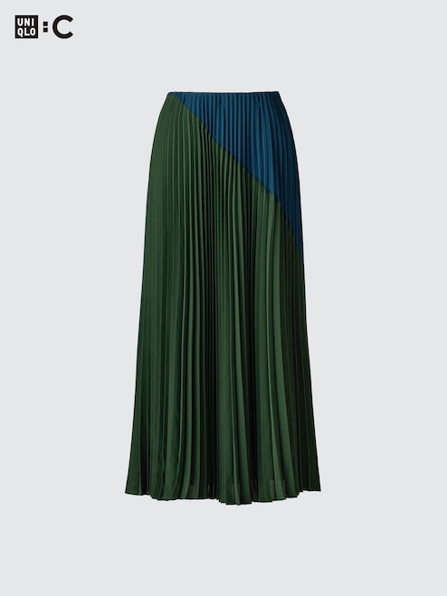 WOMEN'S PLEATED LONG SKIRT UNIQLO MY