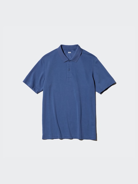 AIRism Cotton Áo Polo Vải Pique