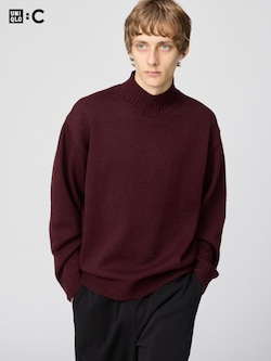 ローゲージハイネックセーター