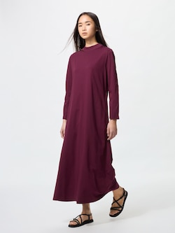 AIRism Cotton Flare Dress | Long Sleeve