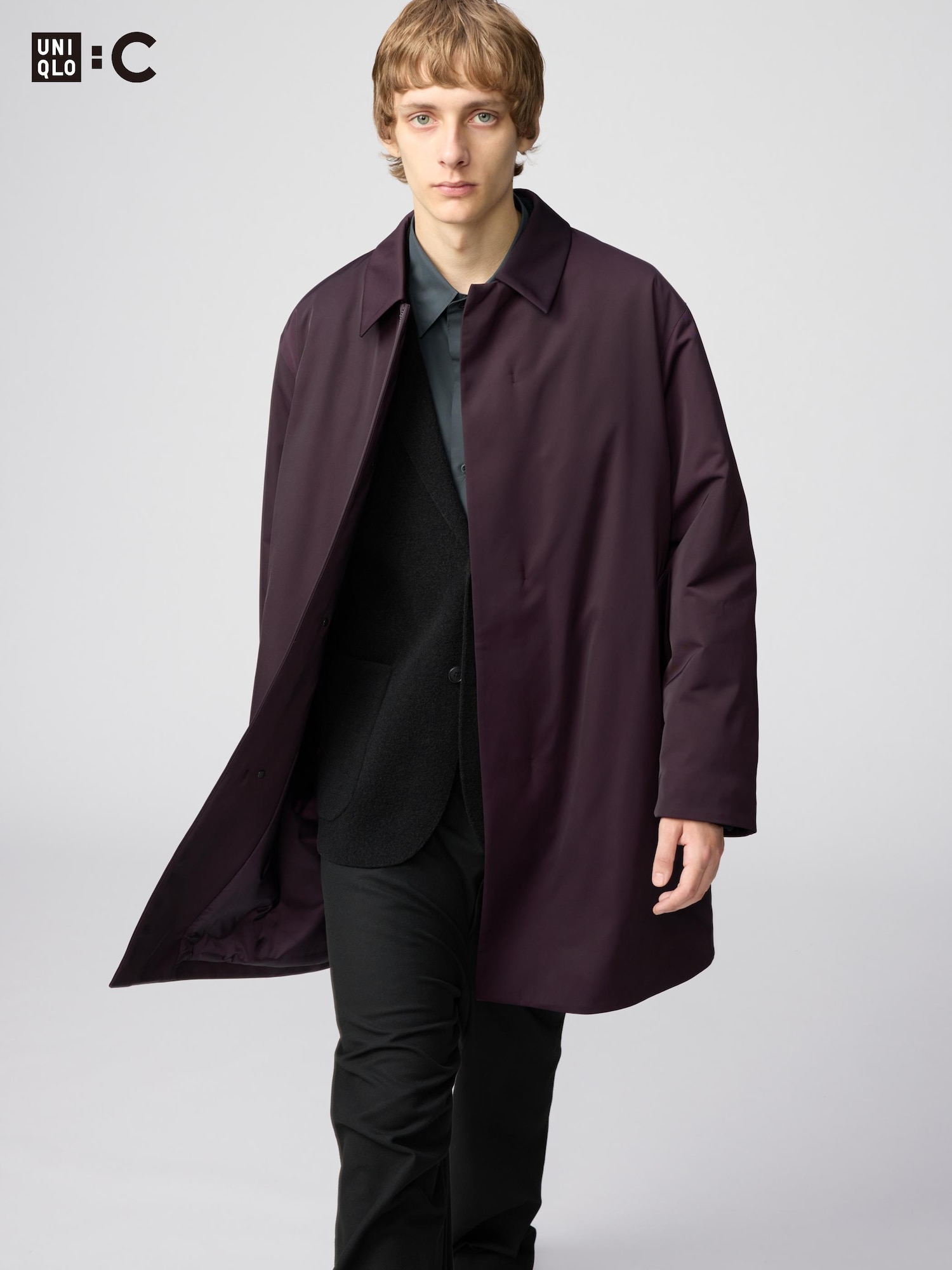 【美品】ユニクロ　ウィンドプルーフ2WAYコート　　ブラック　Мサイズ ウィンドプルーフ2WAYコート｜ユニクロの通販｜&mall（アンド