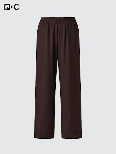 イージーワイドテーパードパンツ