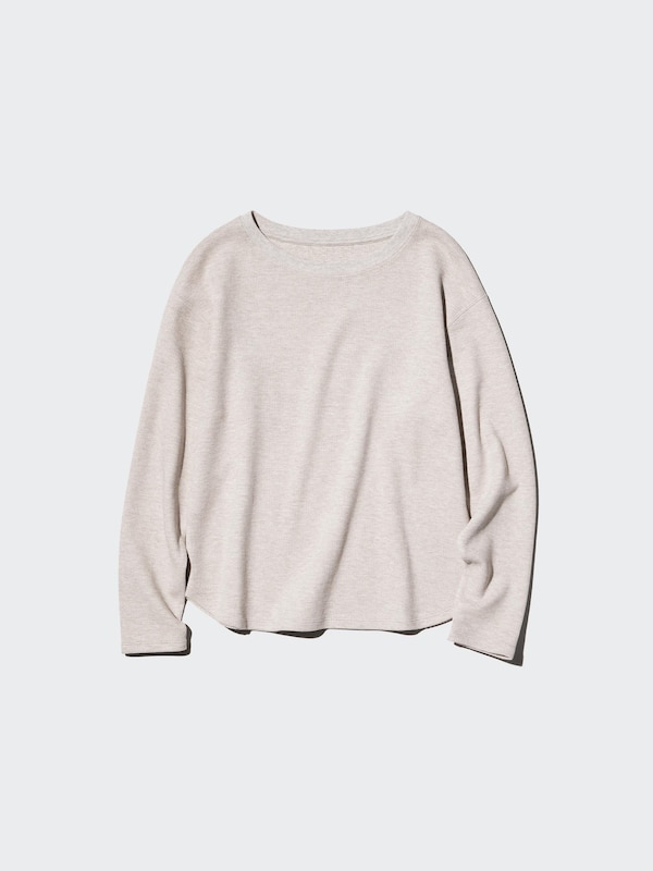 Waffle Crew Neck T Long Sleeve