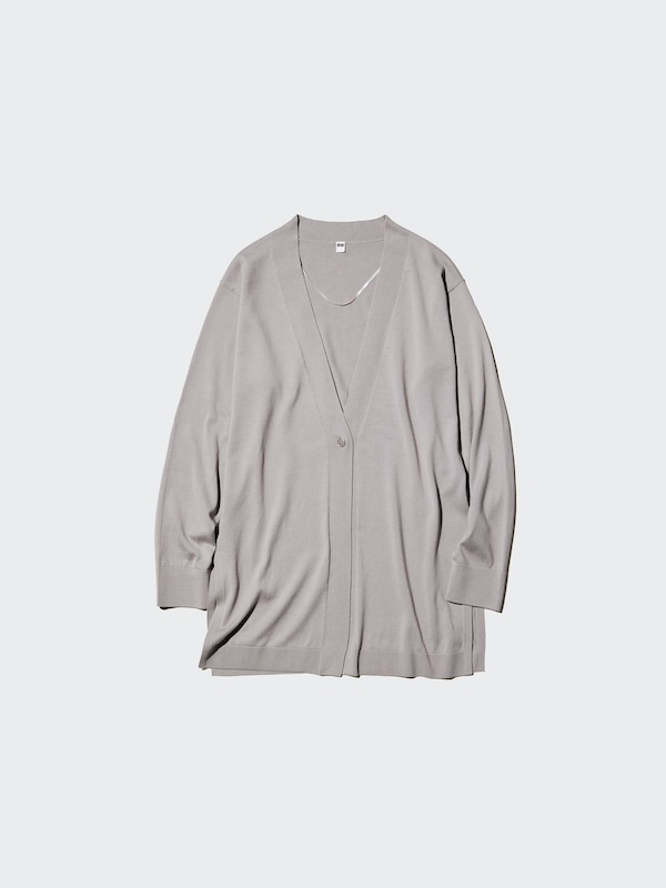 UV Protection V Neck Long Cardigan