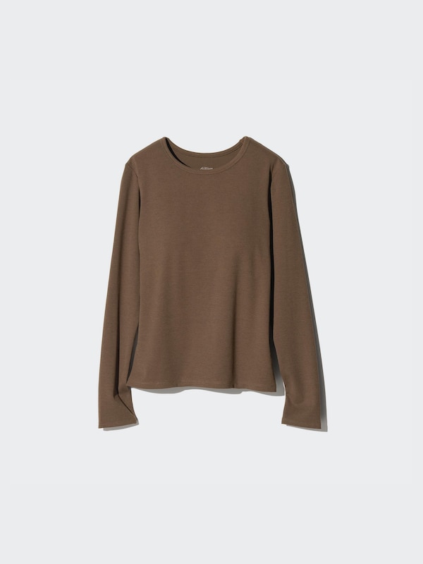 AIRism Cotton Crew Neck Bra Top