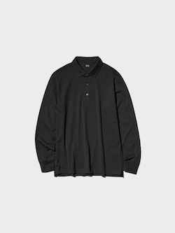 AIRism Cotton UV Protection Polo Shirt Long Sleeve