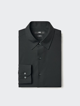 ファインクロススリムシャツ/レギュラー襟/ポケット無