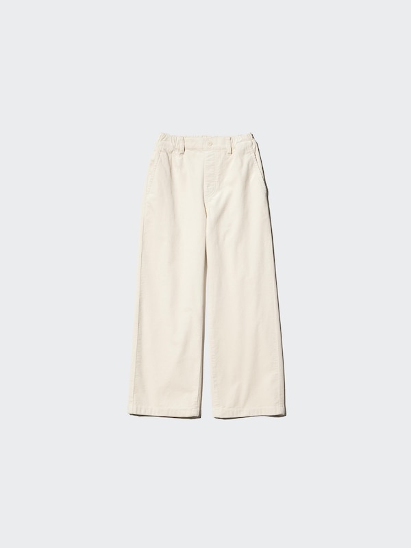 GIRLS코듀로이와이  드팬츠