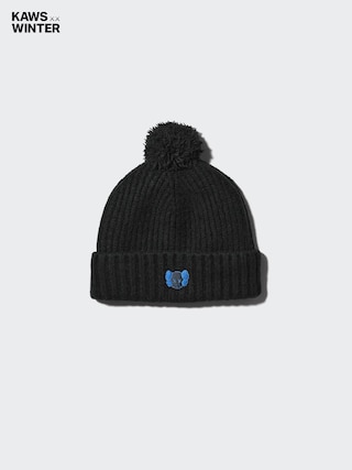 カウズ ウィンター ヒートテックスフレヤーンニットキャップ