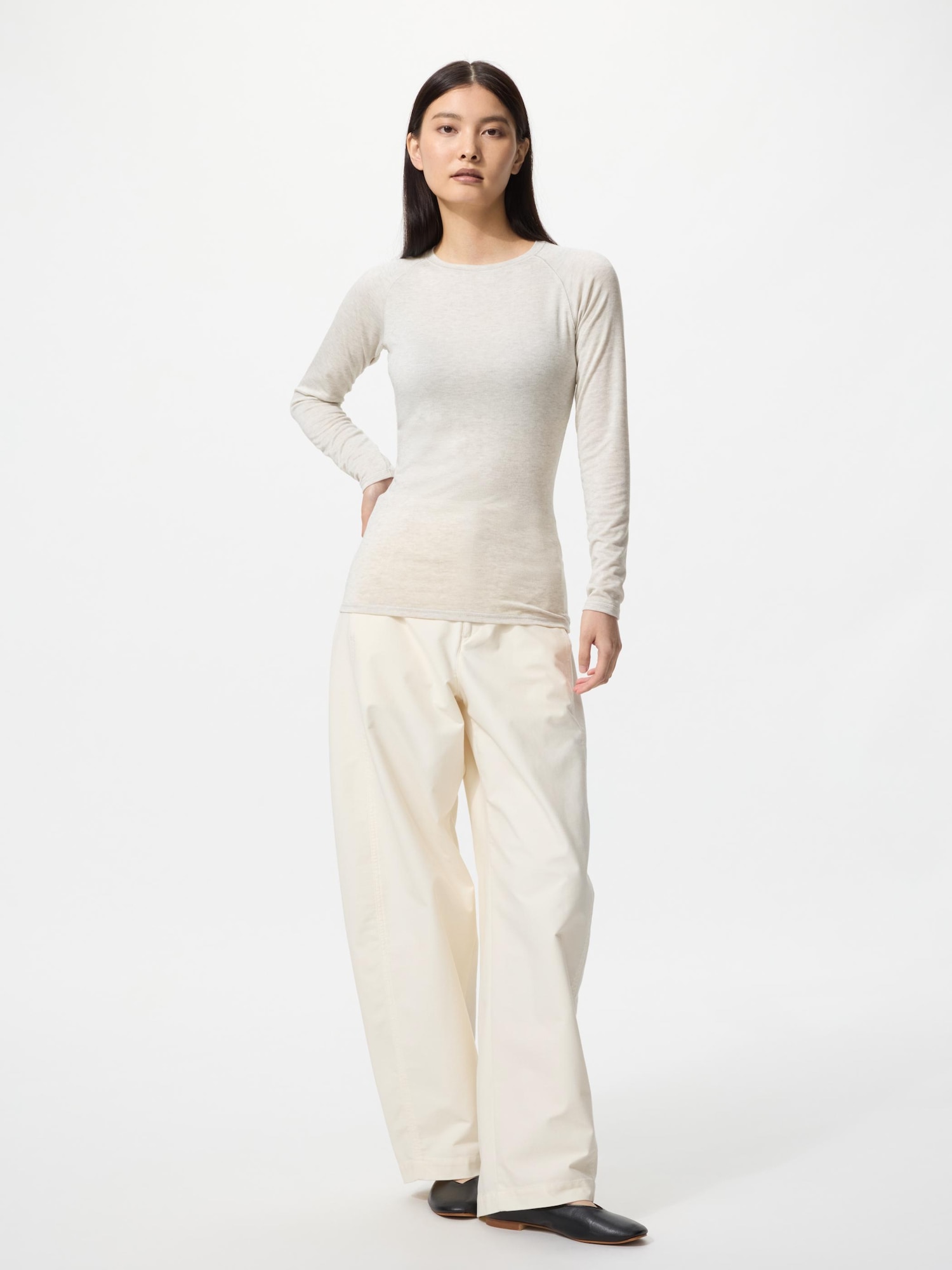 ユニクロ公式 | 極暖ヒートテックカシミヤブレンドクルーネックT